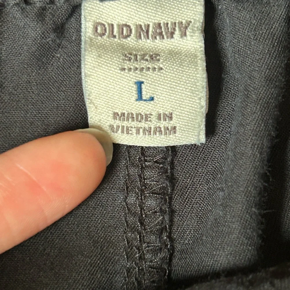 Old Navy Cotton Blend Pull On Shorts Womens XXL Black Casual Lounge Resort